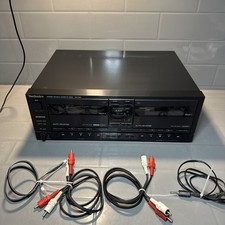 Technics RS-X301 Stereo Doppia Cassette Deck - avrà bisogno di un servizio 