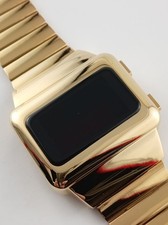 GOLD ELVIS WATCH 1 Old Vintage 1970s Style LED LCD DIGITAL Rare Retro omeg@ TC2 