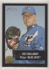 2003 Bowman Heritage Black Facsimile Signature Roy Halladay #69 HOF 1u6