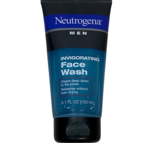 Neutrogena Men Invigorating Face Wash 5.1 Fl OZ Facial Cleanser NEW oil free