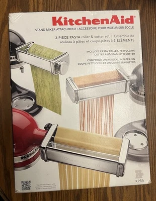 KitchenAid Stand Mixer Attachment 3-Piece Pasta Roller and Cutter Set KSMPRA - Image 1 of 4