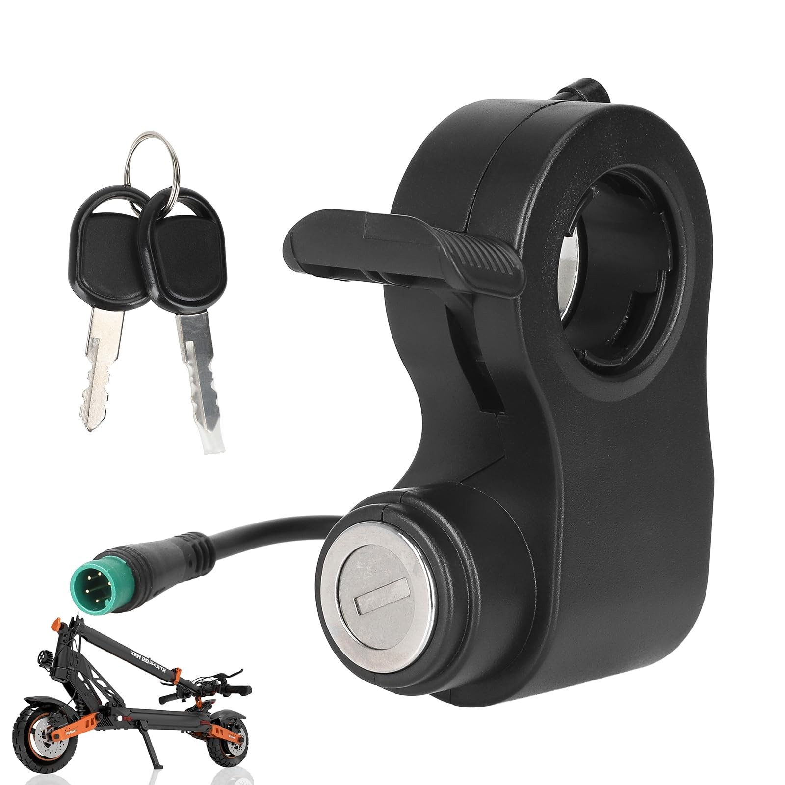 Serrure de porte Kukirin G2 Max en alliage renforcé étanche aux intempéries