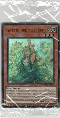 yugioh 1x Göttin der zwei Seiten LART-DE079 ULTRA DEUTSCH OVP NEU