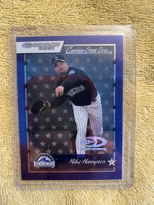 2001 Donruss Mike Hampton Career Stat Line #99,  301/344