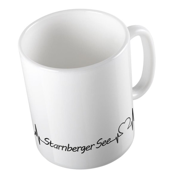 Kaffeetasse Starnberger Keramik Tasse Weiß Geschenkidee Souvenir PräSent Wichtel-image