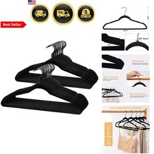 Velvet Hangers 30 Pack Slim Space Saving Heavy Duty Non Slip Closet Organizers