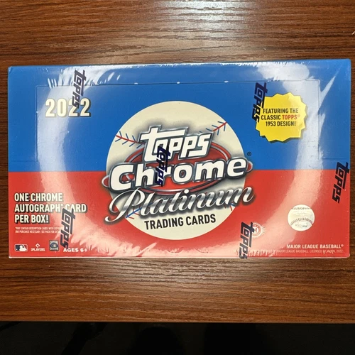 2022 TOPPS CHROME PLATINUM BASEBALL Sealed HOBBY Box WITT CRUZ JROD OHTANI BETTS