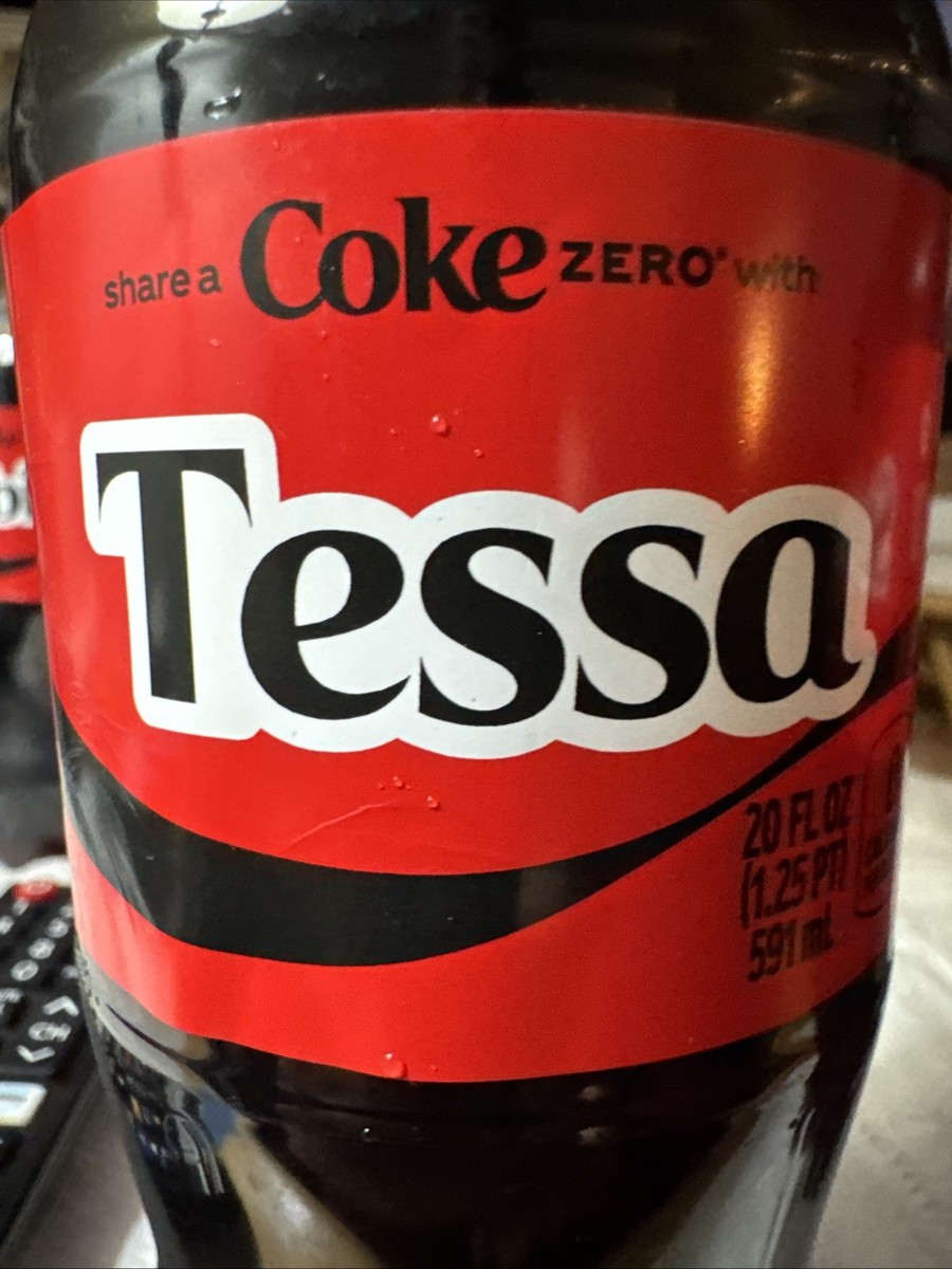 Share a Coke with Tessa 2025 Personalized Gift Coca~Cola Bottle
