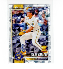 2026 Topps Series 1 #202 Isaac Collins CRACKED ICE Free Shipping