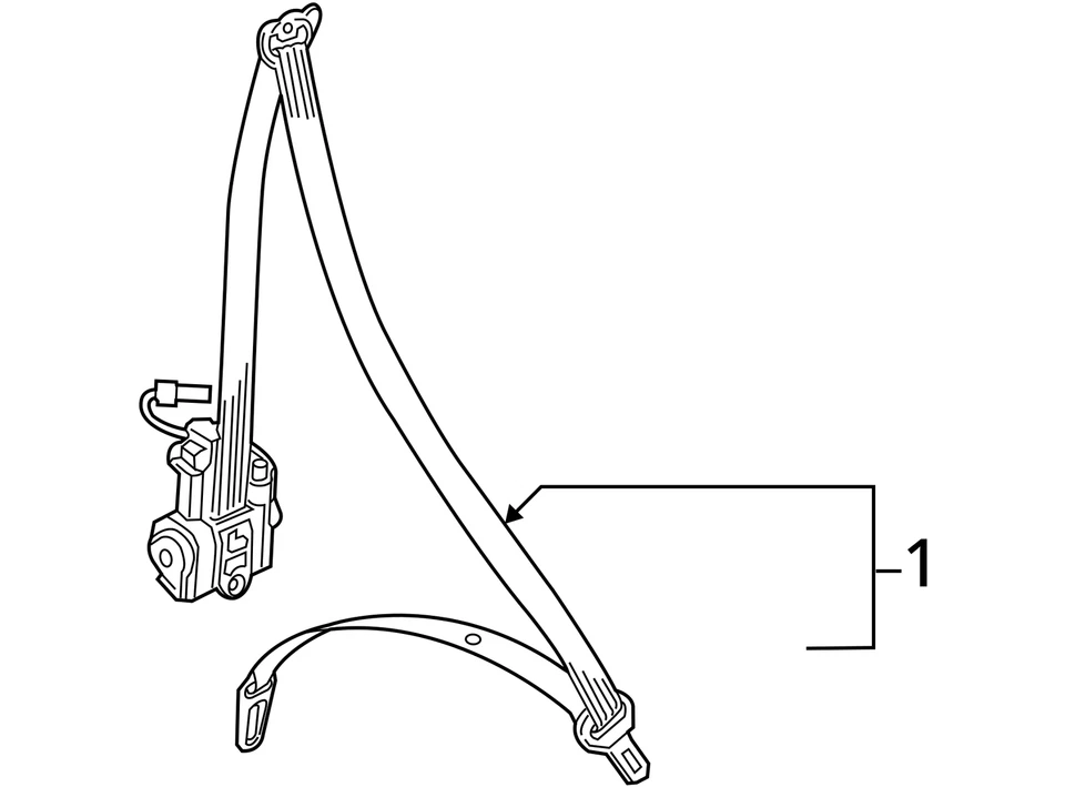 Seat Belt Front Bucket Seat Passenger Retractor Fits 16-18 AUDI A6 2021109 Foto 4 de 4