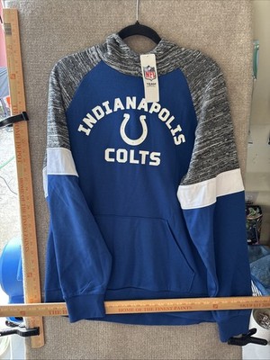NWT NFL Indianapolis Colts Team Apparel Pull Over Hoodie Men's Size Large