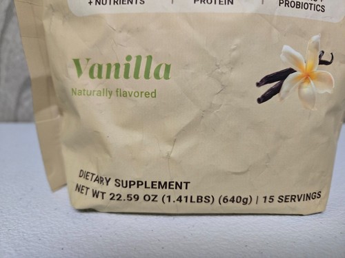 VitaHustle ONE Meal Replacement Shake, Plant Based Protein Powder, Vanilla 02/27 - Picture 11 of 18