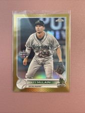 2022 Topps Pro Debut - Chrome Matt McLain #PDC-110 Gold Refractor /50 (RC)