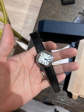 Trémont L003 Steel Quartz Watch  Vintage Pebble with highend blue leather strap 