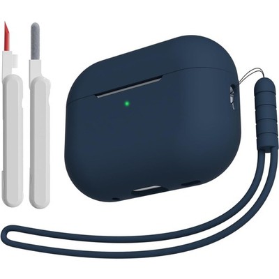 Airpods Pro Hülle, Silikon, Schutz, Stoßfest, Ladevorgang, Reinigungsset, Mid...