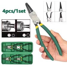4Pcs 7" Internal/External Snap Ring Pliers Set Heavy Duty Circlip Pliers Kit