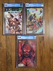 9.8 CGC Graded Comic Lot Amazing Spiderman 1 Variant Justice League Harley Quinn