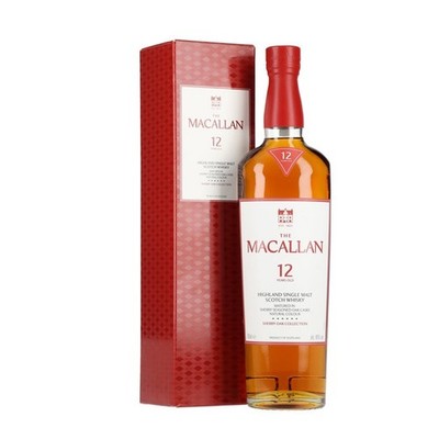 Macallan Single Malt Whisky 12 Years Sherry Oak (0,7 l / 40 % Vol.)