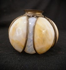 Antique Arts & Crafts Mission Era Handel Pond Lily Art Glass Shade