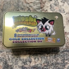Spin Master Moshi Monsters 8 Limited Edition Gold Characters Original Metal Tin