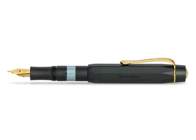 Kaweco PISTON SPORT AL Black/Gold Starter Set I Klassischer Aluminium Kolbenfüll