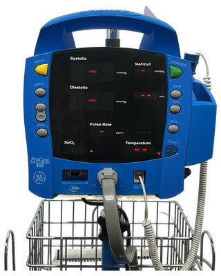 GE DINAMAP PROCARE 400 AUSCULTATORY VITAL SIGNS MONITOR