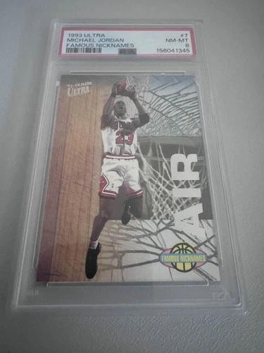1993 Fleer Jordan PSA 8