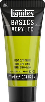 LQX ACRYLIC BASICS 22ML LIGHT OLIVE GREEN