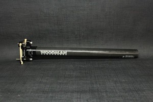 MINT Woodman Components Carbon Seatpost 27.2mm x 345mm Road bike 0 offset.