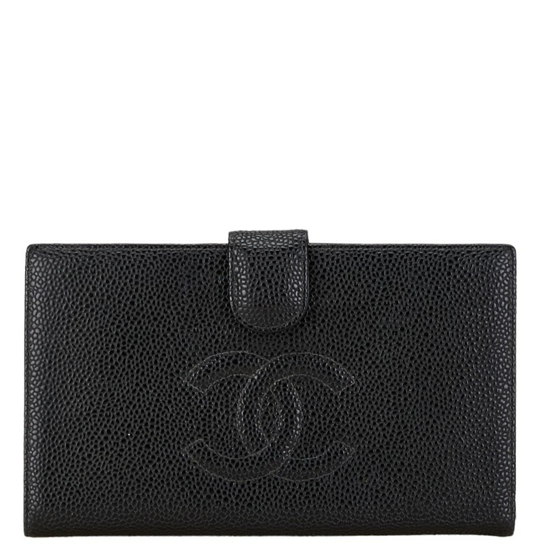 Chanel Long Caviar Leather Wallet for Women 222-63516