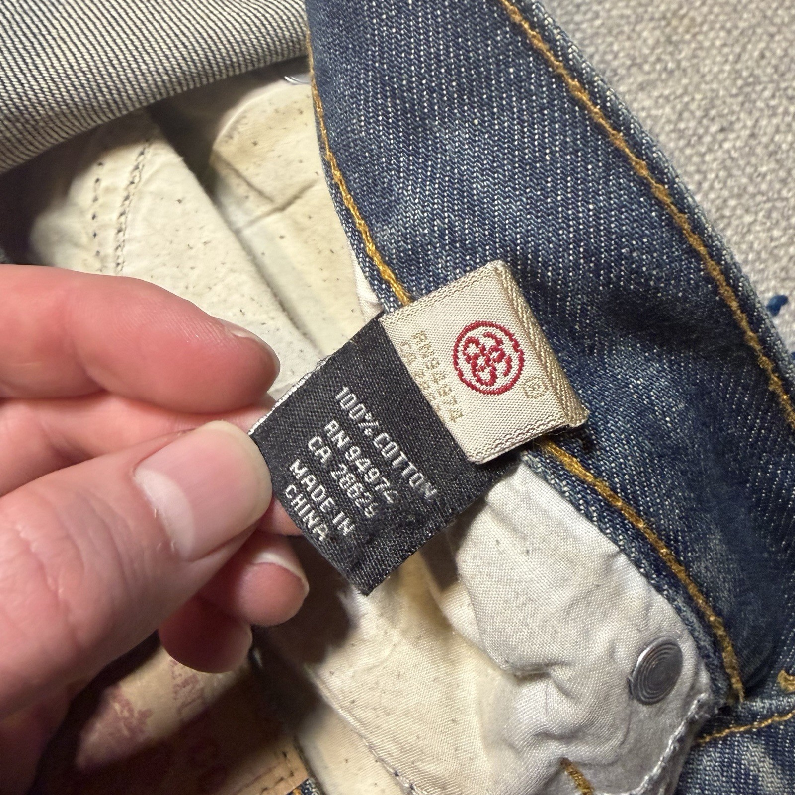 Vintage STUSSY Classic Rough Rugged Denim Jeans Size 34x30 Y2K Mens Rare Blue thumbnail 9