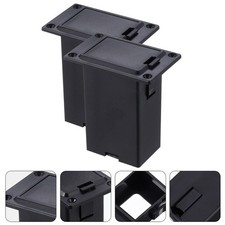 2Pcs Electric Guitar Accessories 9 Volt Battery Holder Case Storage Lj02 Box