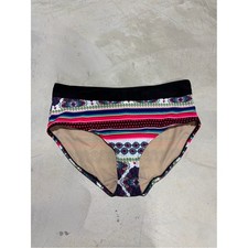 Swim by cacique NWT Multicolor Striped Women's Bikini Bottom MSRP 55 16