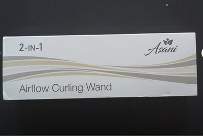 Asani 360° Airflow Styler 2 in 1 Professional Curling Wand & Hair Straightener