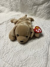 Beanie Baby Fetch The Dog 97/98 Several Tag Errors Ty Collectible Plush Toy