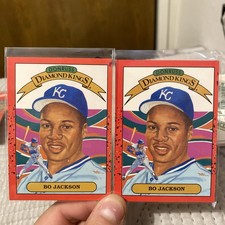 1990 DONRUSS BO JACKSON DIAMOND KINGS #1 Rare original Error Card