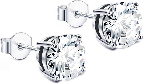 Ohrstecker 925 Sterling Silber Herren Damen Ohrringe Schmuck Geschenk-image