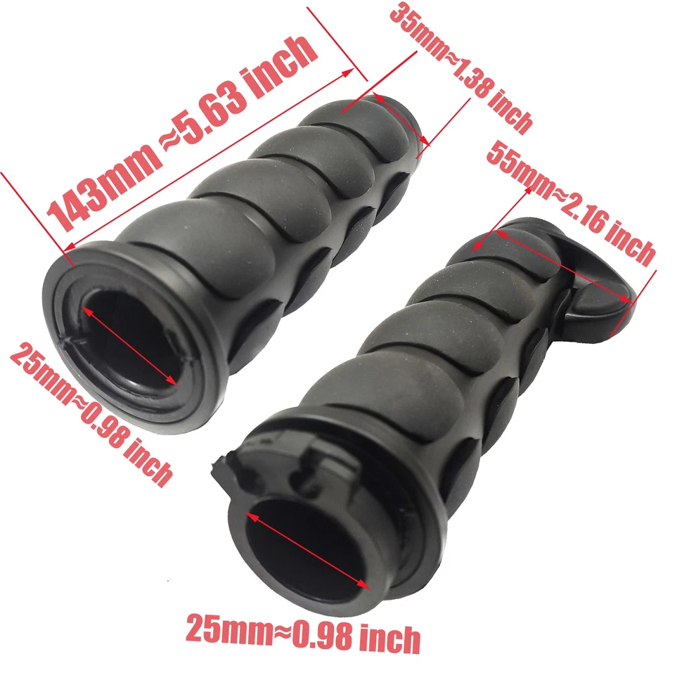 Empuñaduras de extremo de manillar de motocicleta para Yamaha Virago 535 535S 750 Vmax 1200 1700 Foto 3 de 4