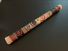 24" Decorative Tribal Rain Stick- Hollow Wood Noisemaker Musical Instrument