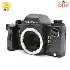 RARE N MINT w/ Grip Pentax LX Titanium 15th Limited SLR 35mm Film Camera JAPAN