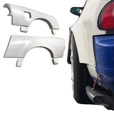 ModeloDrive FRP ORI t4 75mm Wide Body Fenders (rear) 6pc 3dr Hatch for 240SX Ni