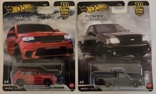 Hot Wheels Premium Power Trip JEEP GRAND CHEROKEE TRACKHAWK  FORD LIGHTNING