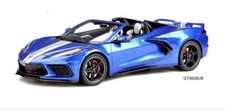 GT Spirit GTS033US 1/18 Chevy Corvette Stingray Convertible 2021 Blue #QYCGGZ
