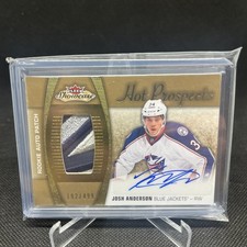 2015-16 Fleer Showcase Hot Prospects /499 Josh Anderson RPA Rookie Patch Auto RC