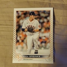 Topps 2022 Series 1 Zack Greinke Houston Astros #51 Gold Star Baseball Card