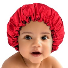 Baby Bonnet for 6-36 Months Sleeping: Reversible Months, Claret-black