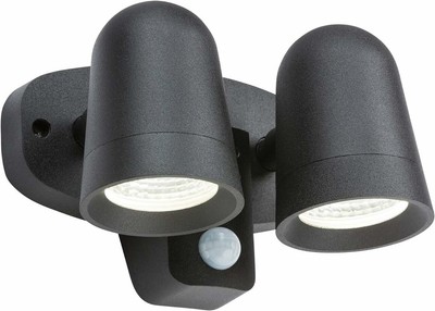 Zweiflammiger LED-Strahler Knightsbridge 230V IP65 18W