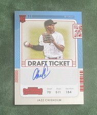 2021 PANINI CONTENDERS Jazz Chisholm ( MIAMI MARLINS ) AUTO AUTOGRAPH RC /75