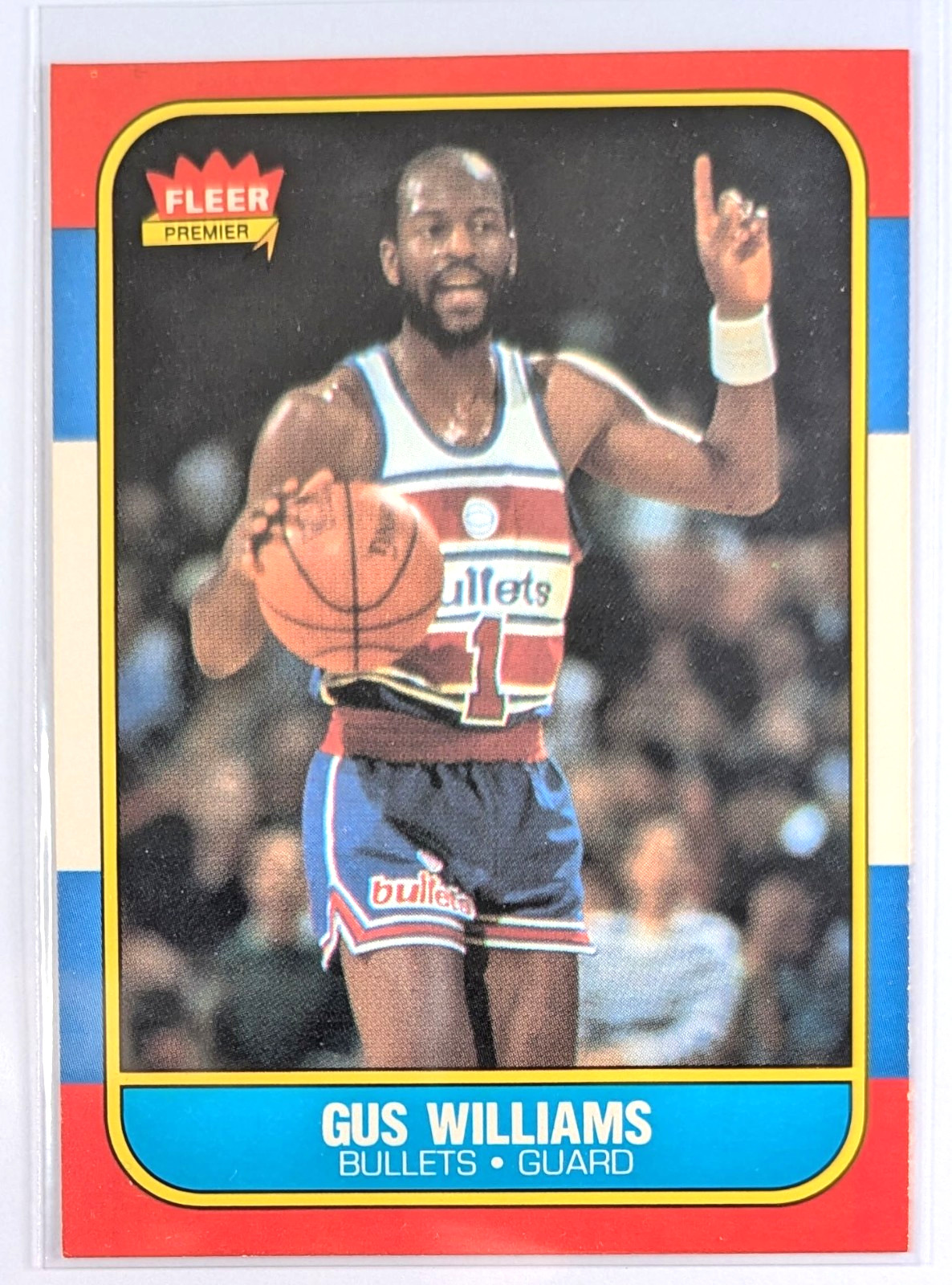1986-87 Fleer - Gus Williams #124 Bullets Washington