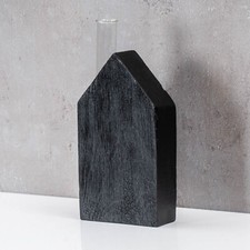 BYUTFA Vase Herzförmig Aus Glas – Kleiner Blumentopf Für Desktop, Deko-Gefäß Für Blumen & Pflänzchen